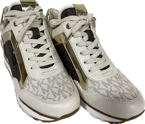 Michael Michael Kors Maddy Trainer Sneakers Shoes Vanilla and 